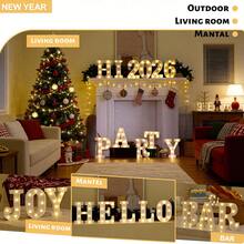 1/3/4/5pcs LED Number Lights (6.3"/8.27") - Romantic Valentine's Day Decor | Proposal, POST-HOLIDAY, Birthday, Wedding, Warm White (Battery Not Included)