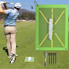 Premium Swing Training Mat For Analyzing Swing Path And Ball Impact - Multicolor - View 7