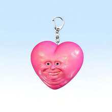 1pc Student Abstract Ugly Thing Keychain "Social Cow Deity", Funny Abstract Design (Octopus Monster/ Feet/Quirky Doll), Hang On Backpack Side Pocket, Pull Out Keys During Class To Instantly Become The Social Focus, Lightweight Yet Material - Multicolor - View 7