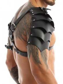 TendenciaCosplay Guerrero Romano Medieval Nordico Vikingo Caballero Negro GenéricaCalidad premium - 1 - Ver 5