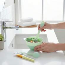 TendenciaKit Con Bowl Preparación Mascarillas FacialesCalidad premium - Verde - Ver 4