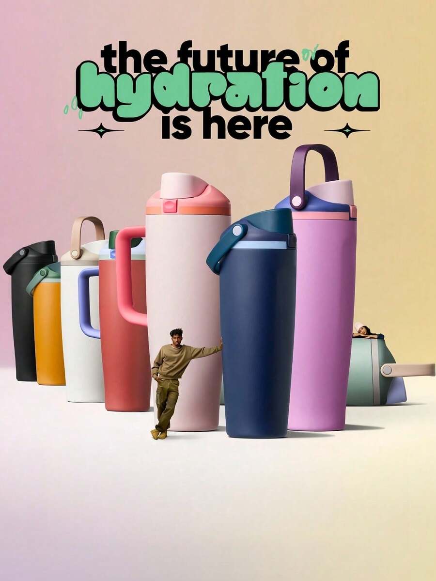 OwaIa FREESIPs Tumbler Vacuum Insulated Stainless Steel Mug Available In Multiple Colors Original Hot & Cold Dual-Use Cup Leak-Proof Sports Water Bottle Features Lockable Lid Ideal For Sports, School, Travel, Fitness, Holidays, Or Birthday Gifts 30OZ - 30OZ - Xem 1