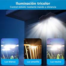 TendenciaLámpara Solar Con Clip Luz Led Sensor Para Exterior AcamparCalidad premium - 1 - Ver 5