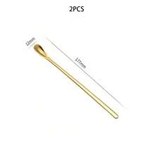 1件长柄勺，日式调味勺，蜂蜜咖啡搅拌勺，茶匙，杯子伴侣礼物