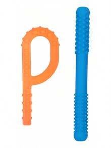 TendenciaMordederas Sensorial Terapia Orofacial Autismo Tea DenticiónCalidad premium - P naranja más stick azul - Ver 13