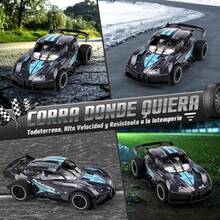 Coche Control Remoto4WD Carro Control Remoto para Niño 2.4GHz Carro Todoterreno Recargable Alta Velocidad 360°Rotación Juguete de Carrito Chocones Deriva Metálica Regalo para Niño y Niña de 3-18 Años - como en la foto - Ver 6