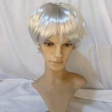 Custom Stylish Short Hair Wig, Fashionable And Handsome - Multicolor - View 1