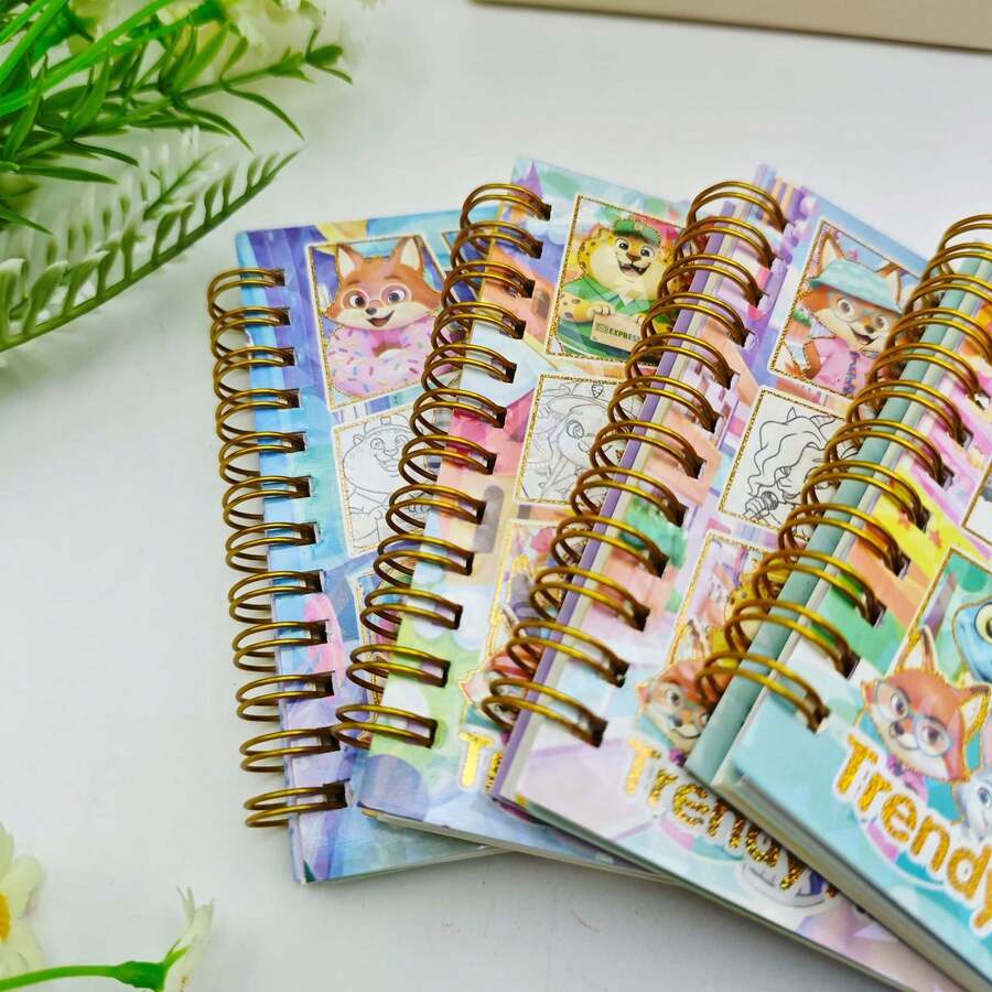 1 cuốn sổ tay lò xo 100K hình hoạt hình Zootopia mới, kiểu ngẫu nhiên, sổ tay sáng tạo có lớp phủ kim loại, sổ ghi nhớ cho học sinh, sổ tay bỏ túi di động, sổ tay nhỏ A7 dạng lật, sổ ghi chép sáng tạo cho học sinh, sổ tay lò xo 100K hình hoạt hình Zootopia mới, sổ tay sáng tạo có lớp phủ kim loại, sổ ghi nhớ cho học sinh. - doujinshi của Zootopia - Xem 1