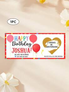 1/3pcs Personalised Birthday Scratch To Reveal Voucher, Special Birthday Surprise Scratch Card, 30th, 40th, 50th, 60th,70th,80th Birthday Gift,Customizable Scratch Card / Pregnancy Announcement / Marriage Announcement / Marriage Proposal - Multicolor - View 59