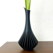 TendenciaFlorero Escultura Minimalista Moderno Acabados Mate 23 CmCalidad premium - Negro - Ver 8