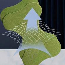 60pcs Warm Moxa Stick Plasters, Suitable For Waist, Leg, Shoulder, Knee, Lumbar - Gentle And Non-Irritating - Green - View 6