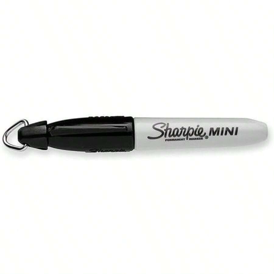 Sharpie Mini Black Fine Point Marker For Office And School Use Durable Plastic Body Smooth Ink Flow Ideal For Writing And Labeling - As Pic - View 1