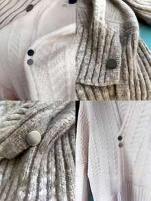 2/4 pièces Clips spiralés sans couture - Clips de manchette en métal amovibles, convenant aux pulls, jupes, ourlets de pantalon | Couleurs mélangées | Boutons décoratifs de mode pour cols, poignets et retouches de vêtements, clips pour vêtements, fixateurs d'ourlet, design de clip minimaliste, clips pour tissus - Multicolore - Voir 8