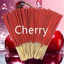 24/73/120/170 Pcs Cherry Scented Incense Sticks, Cherry Blossom Bamboo Incense Rods, 8.66 Inches, Suitable For Yoga And Meditation, Purify The Mind, Eliminate Negative Energy