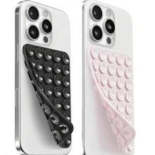 40个硅胶手机吸盘，小巧精致，适合送给朋友、女友和同学，兼容和安卓手机，生日礼物、家庭礼物、朋友礼物，浴室手机支架，手机配件，粘性支架 - 彩色 - 查看 8