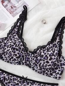 女士文胸内裤套装 - 彩色 - 查看 5