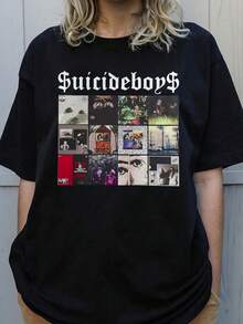 Uicideboys Casual T-Shirt (2) - màu đen - Xem 1