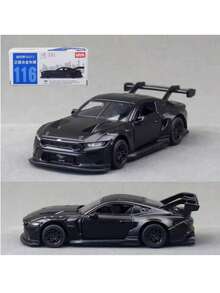 C C A 1:42  Mustang GT3 Legierung Auto - Blau/Matt Schwarz, 1:39 Aston Valkyrie Legierung Auto - Silber Grün/Gelb, Glatte Hinterradantrieb, Öffnende Türen, detaillierte Replik, tolles Geschenk, Sammlerstück und dekoratives Stücke für Schreibtisch oder Regal, geeignet für Weihnachten, Halloween, Geburtstag