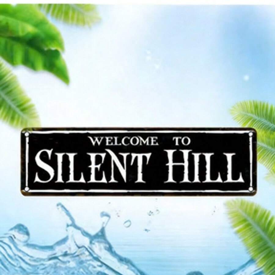 Poster trang trí trong nhà/ngoài trời in UV độ phân giải cao hình logo Silent Hill, kích thước 15.75 x 3.94 inch, các chủ đề khác, không khung, quà tặng sinh nhật, tốt nghiệp. - Nhiều màu - Xem 1