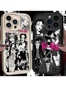 Custodia per telefono compatibile con Anime Oosaki Nana, adatta per iPhone 16, 15, 14, 13, 12, 11 Pro Max, X, XS, X S Max, XR, SE 2020, 7, 8 Plus, antiurto, in morbido silicone, compatibile anche con i modelli 17 Pro, 17 Pro Max, 17, 16 Pro - 8 - Visualizzare 3