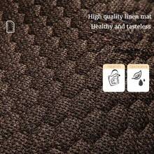 1pc Breathable Linen Texture Car Seat Cushion Comfortable And Wearable Car Seat Cover Universal Fits Most Cars - Multicolor - View 5