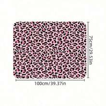 1pc Crystal Velvet Luggage Pad, Printed Anti-Slip Anti-Dust, Universal Fit - Multicolor - View 8