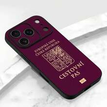 Coque de téléphone avec le drapeau de la République tchèque, Prague, compatible avec iPhone 17, 16, 15, 14, 13, 12, 11, Pro, Max, Plus, E, Air, Mini, protection noire, compatible avec les modèles 17, 17 Pro, 17 Pro Max - z3 - Voir 6