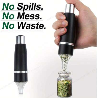 Herb And Spice Funnel – No Spills, No Mess, No Waste – Efficient Spice Transfer Tool