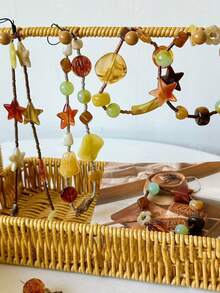 High Quality Colored Dyed Coffee-Colored Acrylic Irregular Beads, Handmade DIY Earrings, Necklaces And Bracelets Beads Materials