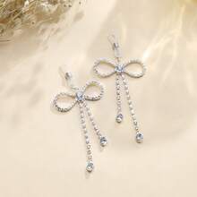 高品质水钻蝴蝶结流苏乳链闪亮身体饰品