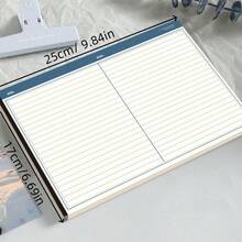 Cuaderno horizontal multiusos B5 - Diseño sencillo, estilos de líneas y cuadrícula disponibles, cuaderno versátil - Escritura libre, papel de alta calidad resistente al desgarro - Adecuado para notas de estudio, notas diarias, diarios estéticos, diseño minimalista, escritura suave, cuadernos, artículos de oficina, esencial para volver a la escuela, portada, notas de estudio
