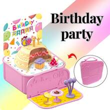 一套魔法游戏屋DIY组装套装，迷你多场景口袋旅行玩具，培养儿童技能，适合3-7岁女孩，可收藏，生日/节日/派对/情人节/开斋节的完美礼物