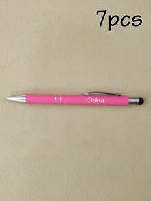 Custom Gel Pens With Name, Personalized Teacher Pens, Customized Ballpoint Pen, Customizable Gifts, Valentine's Day Gifts, Anniversary, Graduation Gifts, Birthday Gifts, Writing Pen, Office Supplies, Daily, Student, School, Friend, Men, Women, Home - Style C - View 48