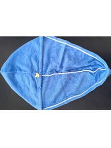 新款加厚双层珊瑚绒女士干发巾帽，超强吸水速干干发巾/浴巾 - 彩色 - 查看 5