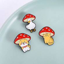 可爱又有趣的尖叫胸针、浣熊和豚鼠徽章和翻领别针可以别在夹克、帽子和背包上，是绝佳的礼物。 - 彩色 - 查看 6