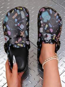 Increase Size, Ladies' All-Season Shoes, Catering Shoes, Restaurant And Garden Shoes, Casual Shoes Suitable For All Seasons, Comfortable And Durable, Special Shoes For Nurses, Casual Styles. - Black - View 2