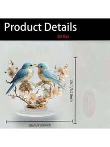 Best-Selling 2D Acrylic Crafts Display Stand, Bedroom Desk Decor, Party Decoration - Multicolor - View 2