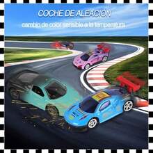 12 Pcs Juguetes de Coches de Cambio de Color para Niños Vehículos Recuerdos de Fiesta Temáticos Bolsa de Regalos de 4-8 Años Regalos Divertidos para Niños - como en la foto - Ver 4