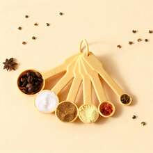 Multifunctional Plastic Measuring Spoon Set, Stackable Segmented Measuring Spoon, Coffee Salt Seasoning Measuring Spoons,Suitable For Baking&Cooking Tools In Kitchens Restaurants - Multicolor - View 2