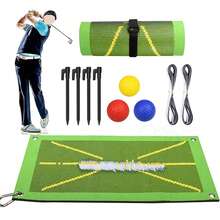 Premium Swing Training Mat For Analyzing Swing Path And Ball Impact - Multicolor - View 3
