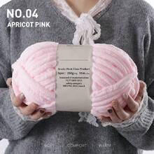 1pc 250g Chunky Dopamine Yarn Skein, Handmade Knitting Scarf, DIY Blanket, Cushion, Non-Shedding - 250 Grams - View 10