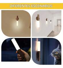 TendenciaAplique Lampara Led Recargable Con Sensor De MovimientoCalidad premium - Blanco - Ver 8