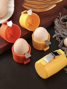 Egg Beater, Egg Cracker, Egg Separator, Home Kitchen Baking Tools, Kitchen Utensils - Multicolor - View 6