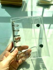 Portable Transparent Loose-Leaf Photo Card Binder, Sticker Book, Envelope Bag, Photo Card Holder Album, Suitable For Idol Cards, Name Cards, Scrapbooking, Budget Planner, Diary, Office Supplies, Wedding/Friend Gifts