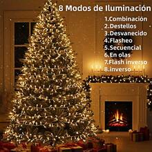 TendenciaCortina De Luces Led 300 Leds Luz Cálida 20m Navidad Color CálidoCalidad premium - 1 - Ver 5