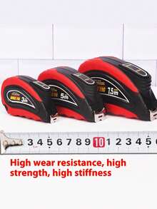 Self-Lock Tape Measure, Rubber Coated Anti-Slip Measuring Tool For Construction, Carpentry, Sewing,Rubber Coat Ruler Tool For Engineer Carpenter Tailor - Self-locking Measuring Tape - View 3