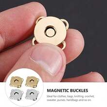 Leoon KESYOO 50 Piezas de Cierres Magnticos con Cierre de Botn Broches de Costura DIY Juego de Botones para Manualidades Bolsos para Ropa Bolso de Cuero Accesorios Estilo 3 - como se muestra en la figura - Ver 6