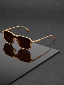 One-Piece Eyewear, Unisex, Fashionable And Versatile, Suitable For Outdoor Vacation, Self-Driving Travel And No-Makeup Look Decoration - Multicolor - View 8