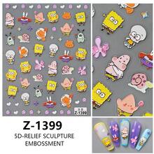 SpongeBob SquarePants 一叠可爱的Q版卡通涂鸦贴纸，防水材质。非常适合装饰手机壳、日记本、水瓶、行李箱等等。是送给朋友的绝佳礼物，也是圣诞节、万圣节、派对和生日的理想之选。 - 彩色 - 查看 8