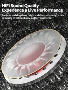 Newmine T5S Pro 真无线蓝牙耳机 | 蓝牙 5.3 | 50 小时播放时间 | [LED 电量显示] | 深沉低音 | 4 麦克风 ENC 降噪 | Type-C 快速充电 | 具有 0.038 秒超低延迟的游戏模式 | IPX7 防水 | 舒适入耳式触控 - 白色 - 查看 7